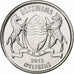 Botswana, 50 Thebe, Eagle, 2013, Royal Canadian Mint, Nickel Clad Steel, MS(63)