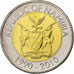 Namibia, 10 Dollars, 20th Anniversary - Bank of Namibia, 2010, Llantrisant