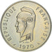 Coin, FRENCH AFARS & ISSAS, 100 Francs, 1970, Paris, ESSAI, MS(63)