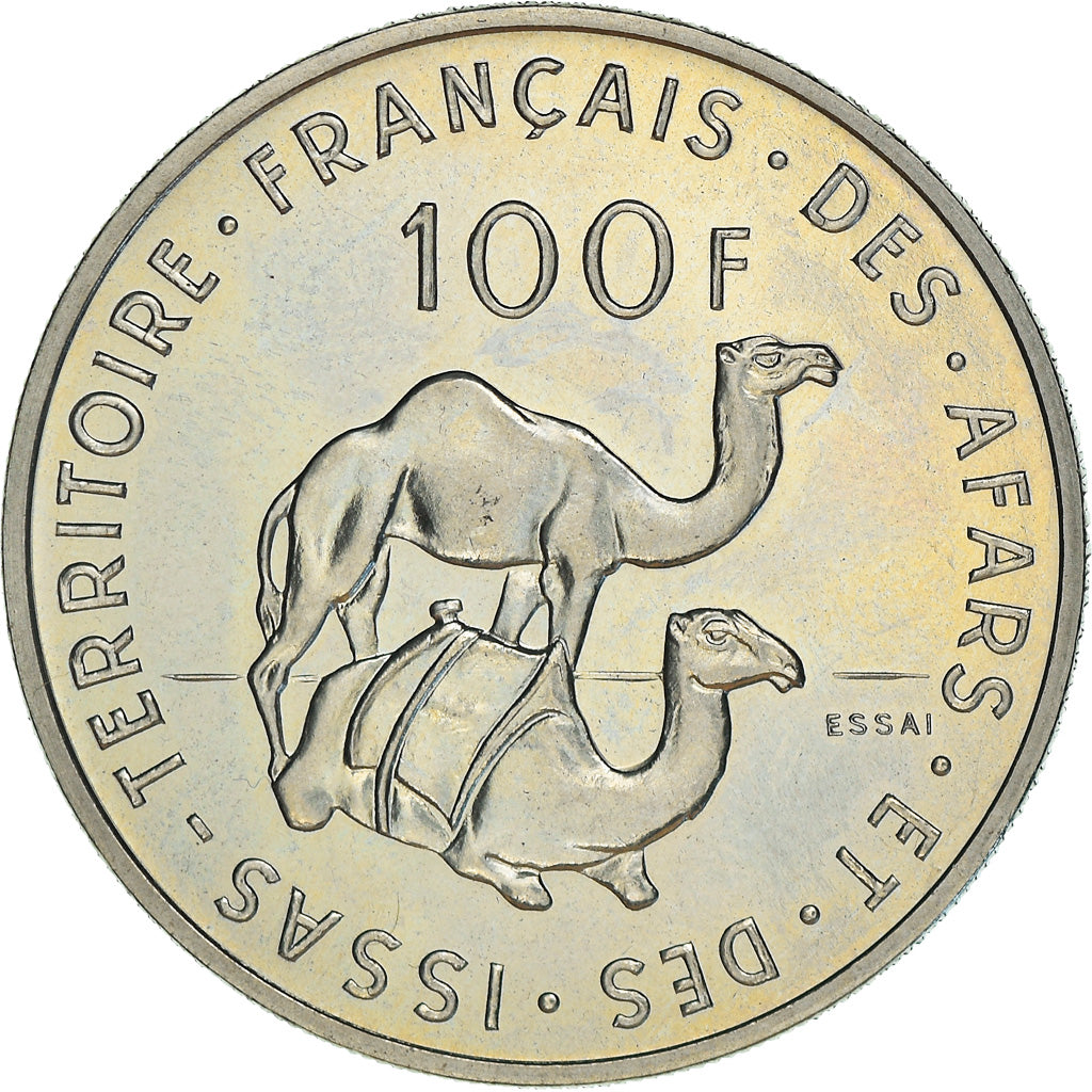 Coin, FRENCH AFARS & ISSAS, 100 Francs, 1970, Paris, ESSAI, MS(63)
