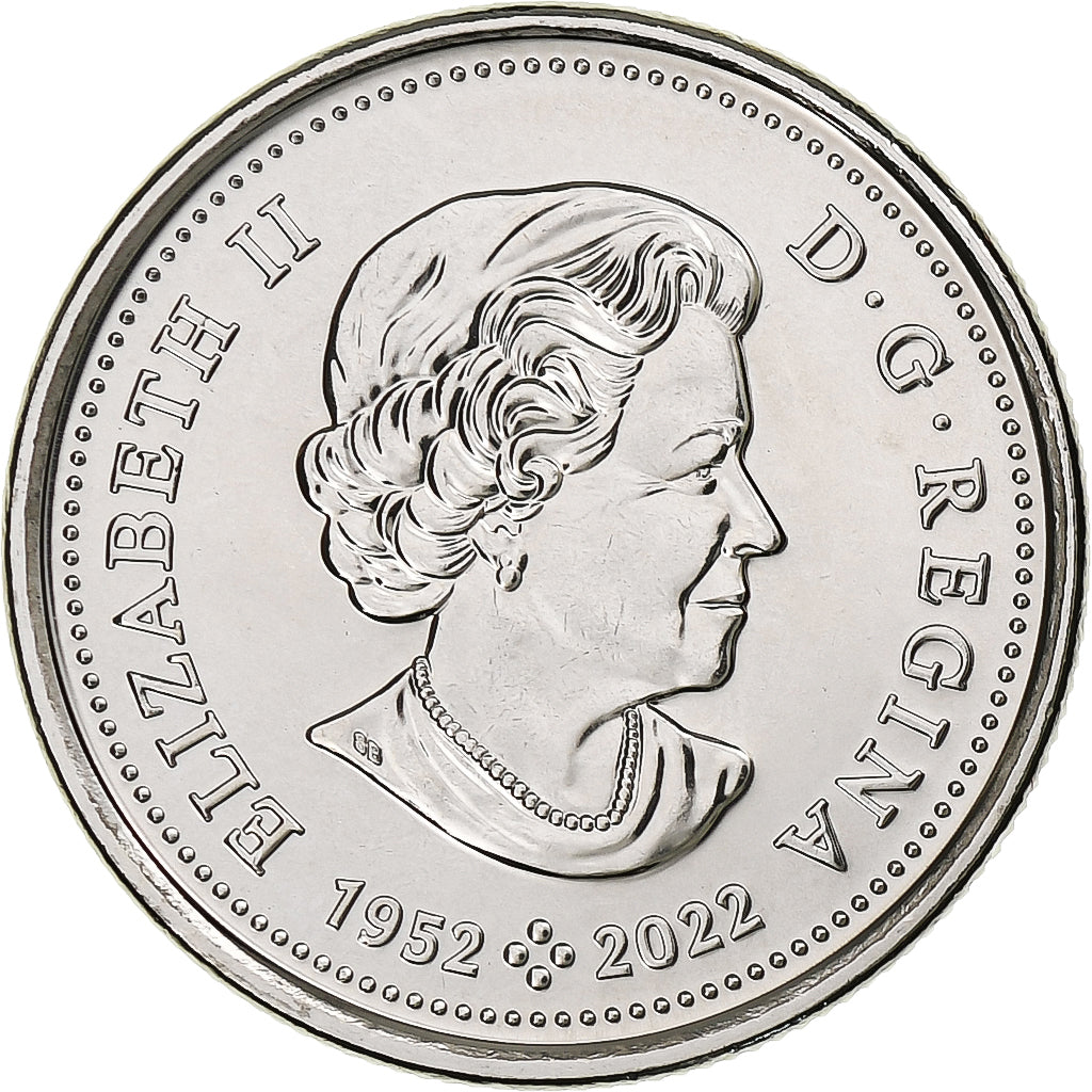 Canada, 25 Cents, Caribou, 2023, Royal Canadian Mint, Nickel plaqué acier, SPL