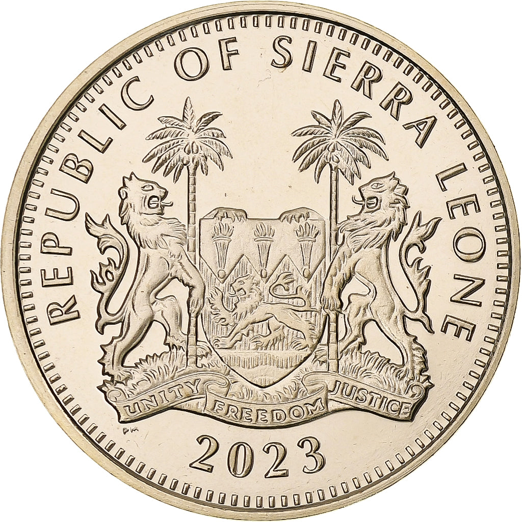 Sierra Leone, Dollar, 2023, Pobjoy Mint, Virenium, MS(63)