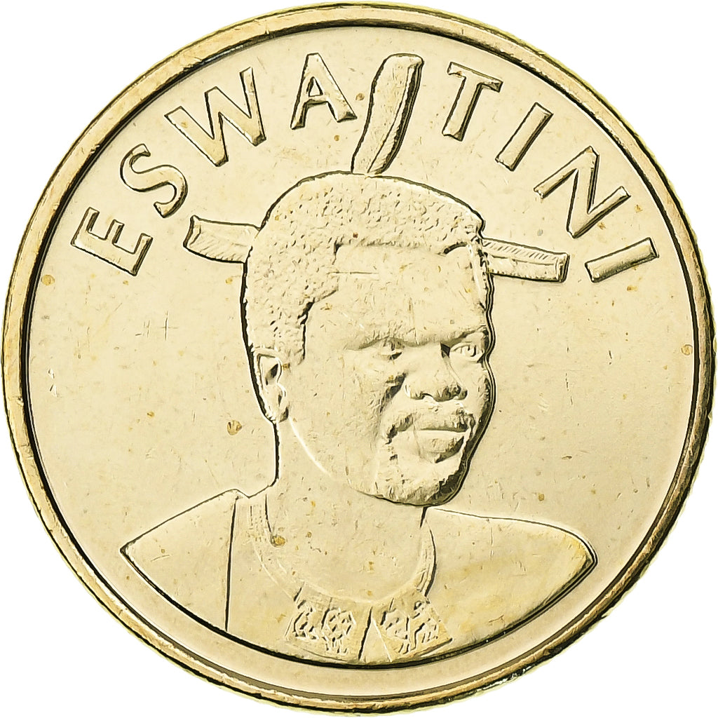Suazi, 1 Lilangeni, 2021, Aluminium-Brąz, MS(63)