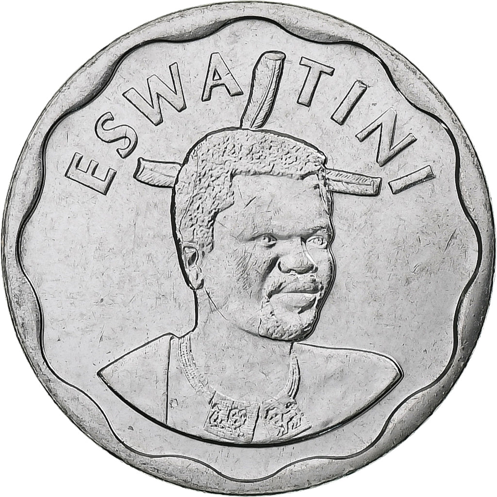 Suazi, 20 Cents, 2021, Stal nierdzewna, MS(63)