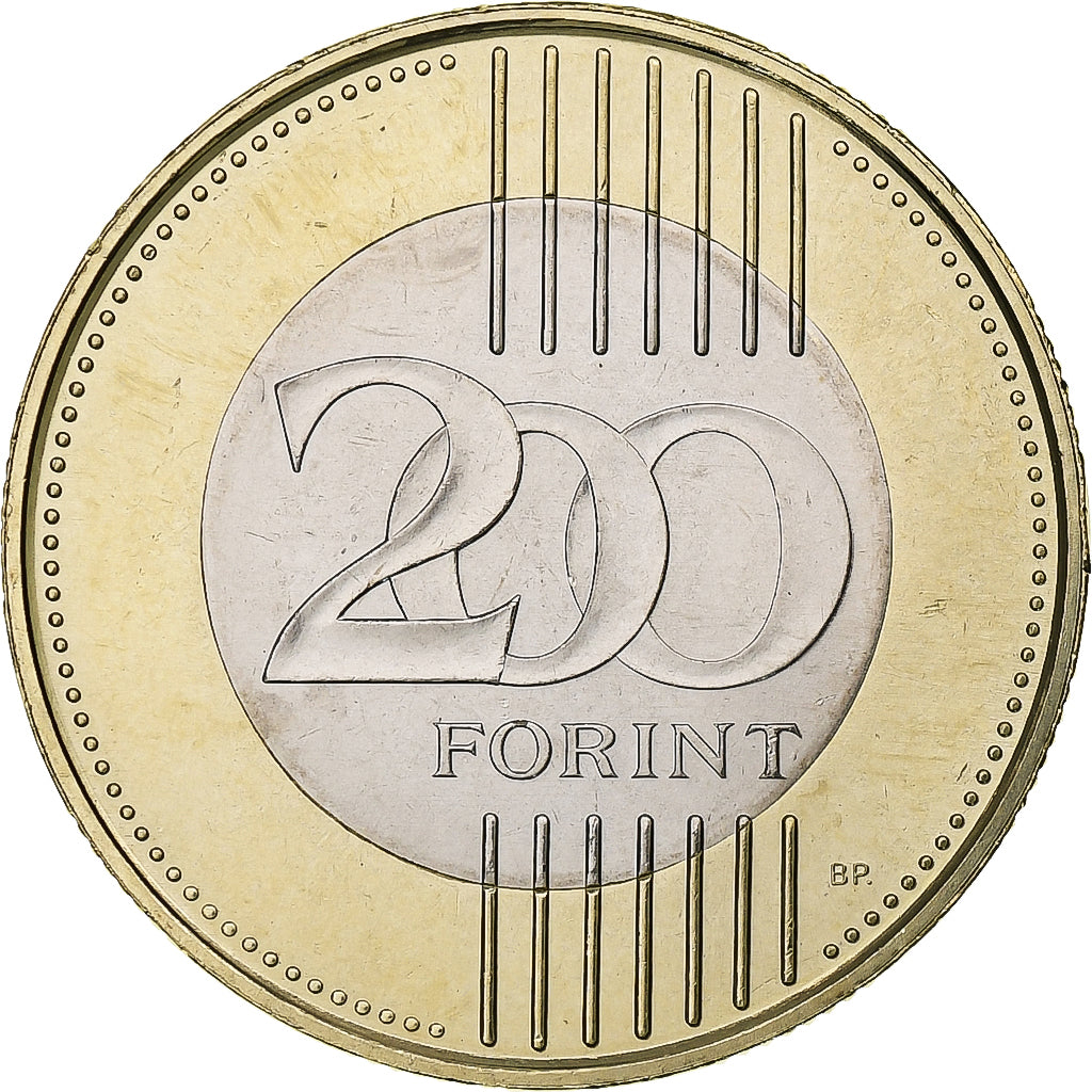 Hungría, 200 Forint, Petőfi Sándor, 2023, Budapest, Bimetálico, SC