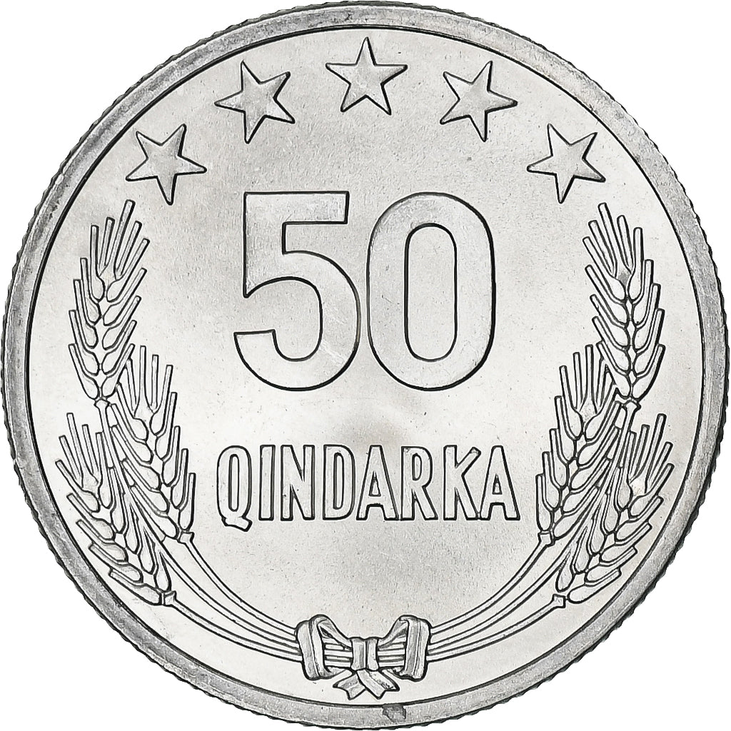 Albania, 50 Qindarka, 1964, Aluminum, MS(63)