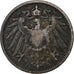 Duitsland, Wilhelm II, Mark, 1892, Stuttgart, Zilver, ZF+, KM:14
