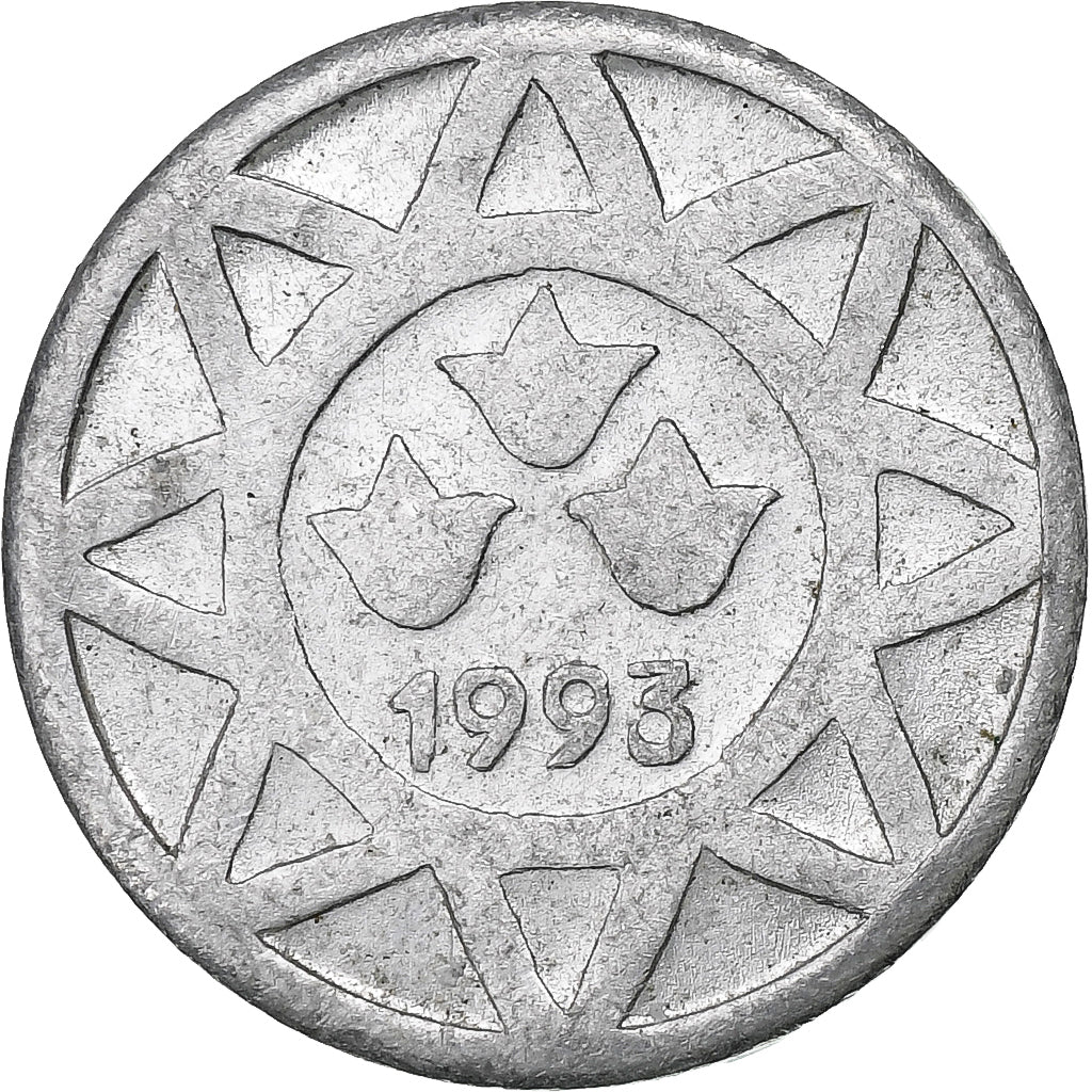 Azerbaijan, 5 Qapik, 1993, Aluminum, MS(63)