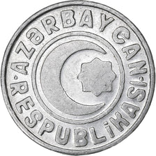 Azerbaijan, 20 Qapik, 1993, Aluminum, MS(63)