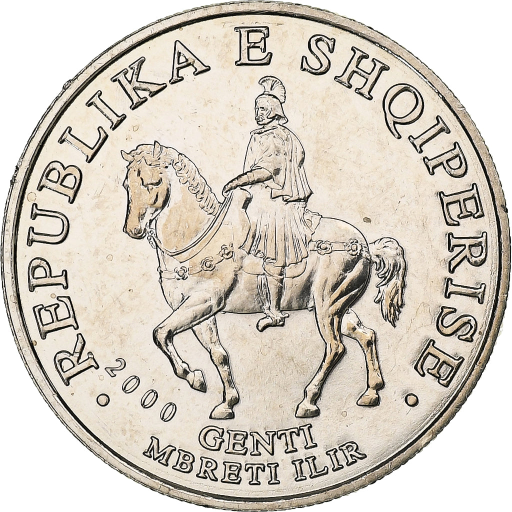 Albania, 50 Lekë, 2000, Pessac, Copper-nickel, MS(63)