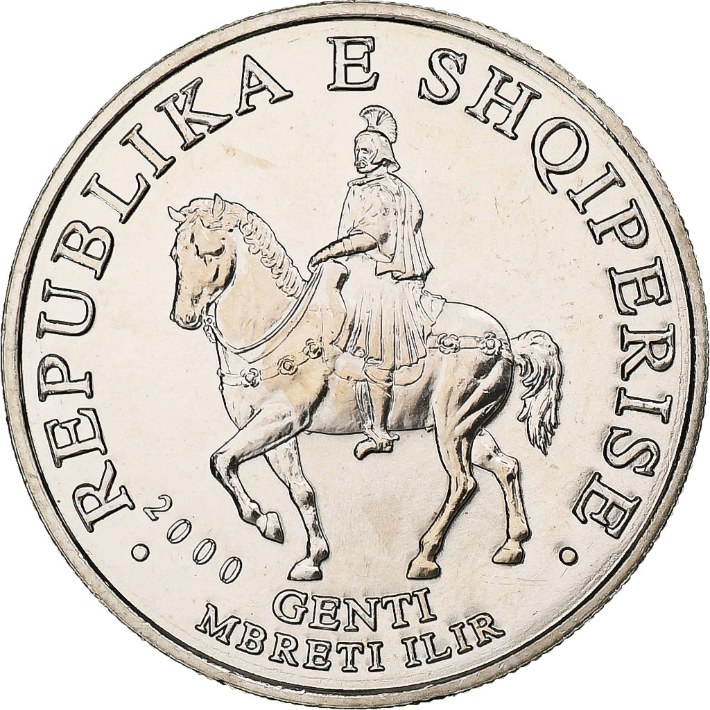 Albanie, 50 Lekë, 2000, Pessac, Cupro-nickel, SPL