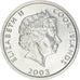 Coin, Cook Islands, Elizabeth II, Cent, 2003, Franklin Mint, MS(63), Aluminum