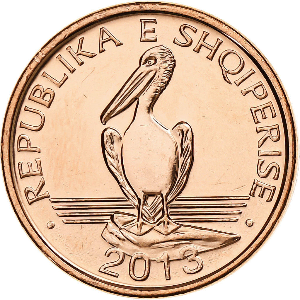 Albanië, Lek, 2013, Copper Plated Steel, UNC-