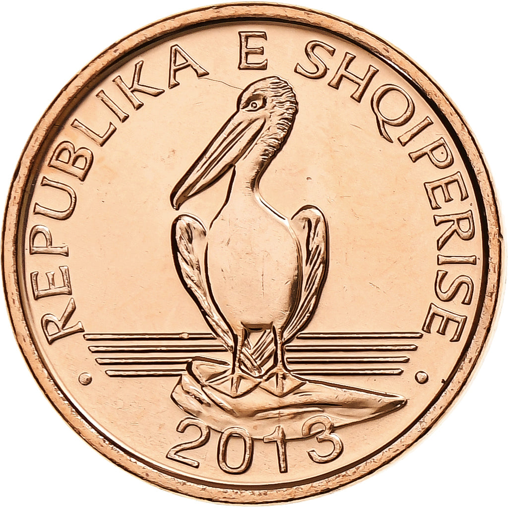 Albania, Lek, 2013, Cobre chapado en acero, SC