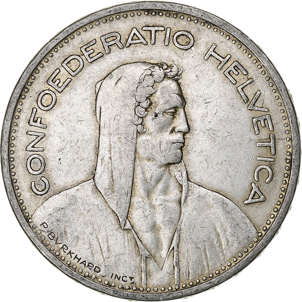 Switzerland, 5 Francs, Herdsman, 1931, Bern, Silver, VF(20-25), KM:40