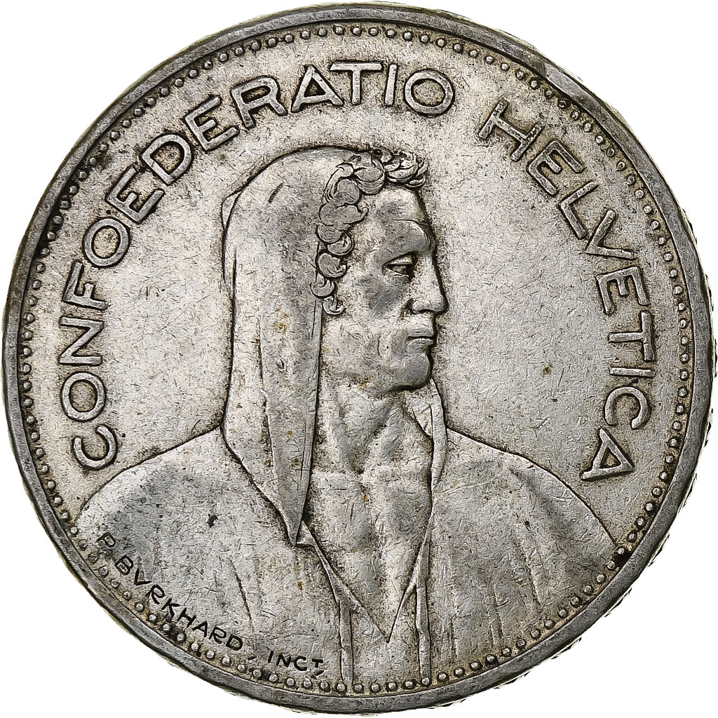 Switzerland, 5 Francs, Herdsman, 1931, Bern, Silver, VF(30-35), KM:40