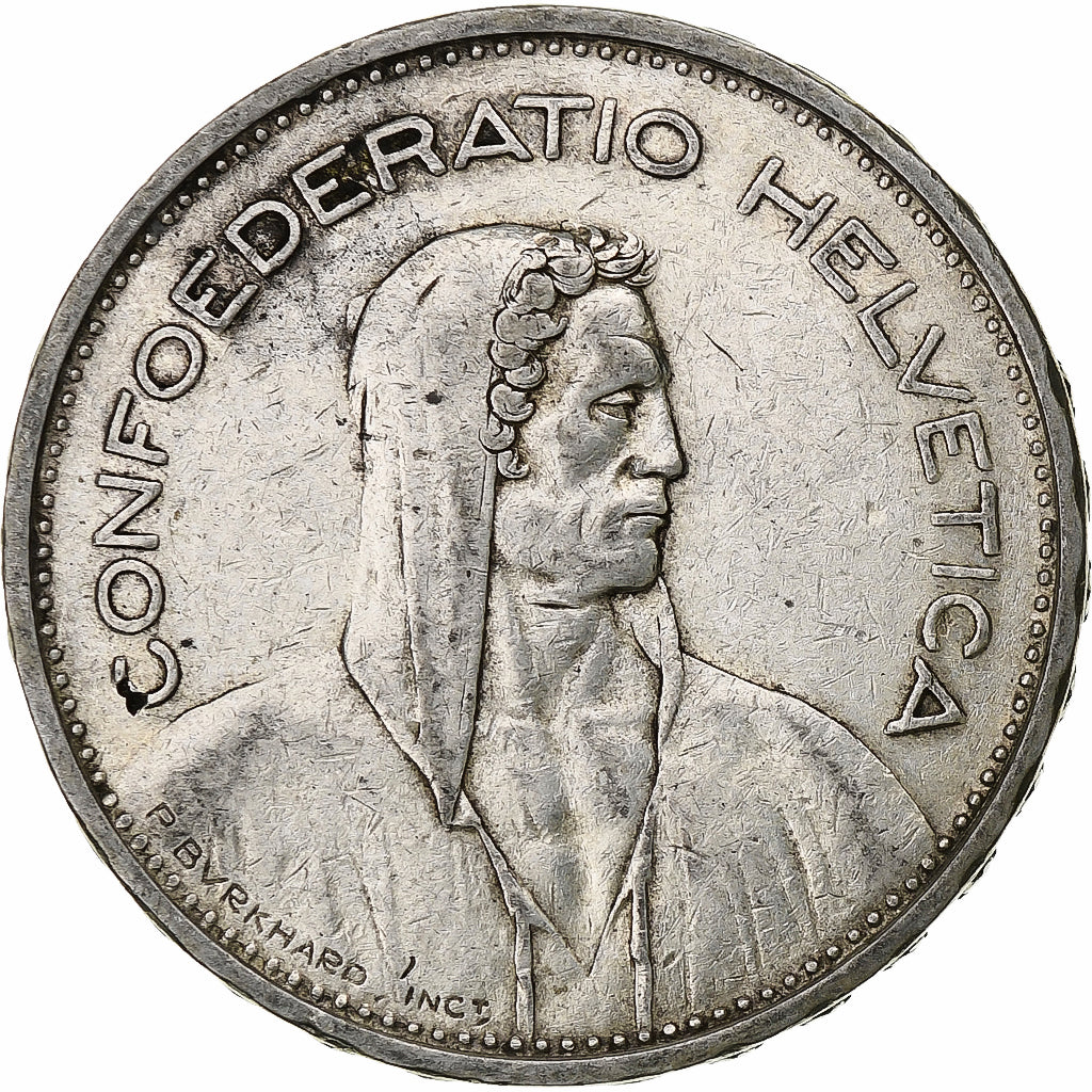 Switzerland, 5 Francs, Herdsman, 1931, Bern, Silver, VF(30-35), KM:40