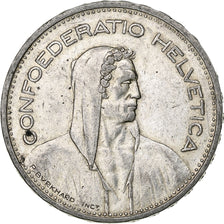 Suiza, 5 Francs, Herdsman, 1932, Bern, Plata, MBC, KM:40