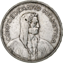 Svizzera, 5 Francs, Herdsman, 1932, Bern, Argento, MB, KM:40