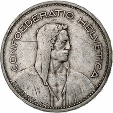 Suisse, 5 Francs, Tête de Berger, 1932, Bern, Argent, TB, KM:40