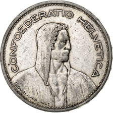 Svizzera, 5 Francs, Herdsman, 1932, Bern, Argento, MB, KM:40