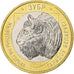 Belarus, 2 Roubles, Bison, 2021, Kazakhstan Mint, Bi-Metallic, UNZ
