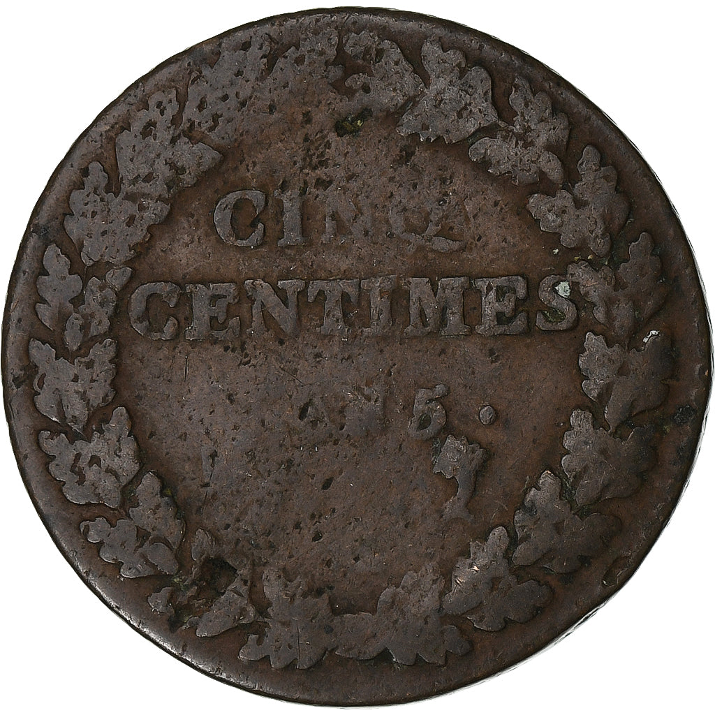 France, 5 Centimes, Dupré, AN 5, Copper, VF(20-25), Gadoury:126