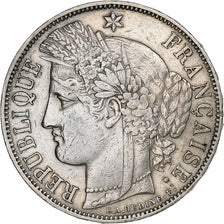 France, 5 Francs, Cérès, 1870, Paris, Argent, TTB, KM:818.1