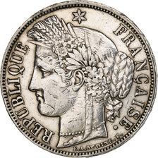 France, 5 Francs, Cérès, 1870, Paris, Argent, TTB+, KM:818.1