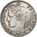 França, 5 Francs, Cérès, 1870, Bordeaux, Prata, EF(40-45), KM:818.1