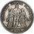 Francia, 5 Francs, Hercule, 1870, Paris, Plata, BC+, KM:820.1