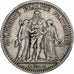 France, 5 Francs, Hercule, 1871, Paris, Camélinat, Silver, VF(30-35)