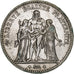 France, 5 Francs, Hercule, 1875, Bordeaux, Silver, EF(40-45), Gadoury:745a