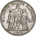 France, 5 Francs, Hercule, 1876, Paris, Argent, TB, Gadoury:745a, KM:820.1
