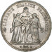 France, 5 Francs, Hercule, 1877, Paris, Argent, TB, Gadoury:745a, KM:820.1