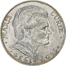 Francia, 100 Francs, Marie Curie, 1984, Pessac, Plata, EBC, Gadoury:899, KM:955
