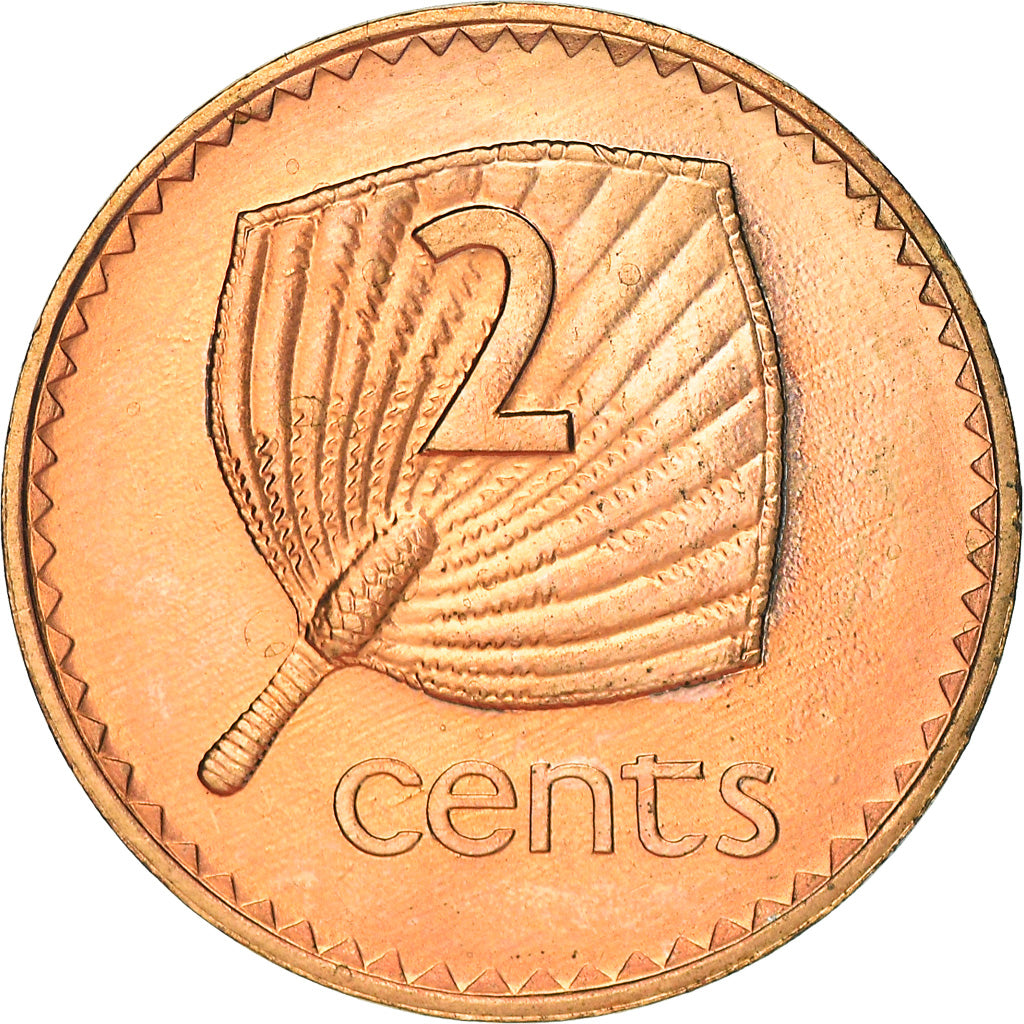 Coin, Fiji, Elizabeth II, 2 Cents, 2001, Royal Australian Mint, Canberra