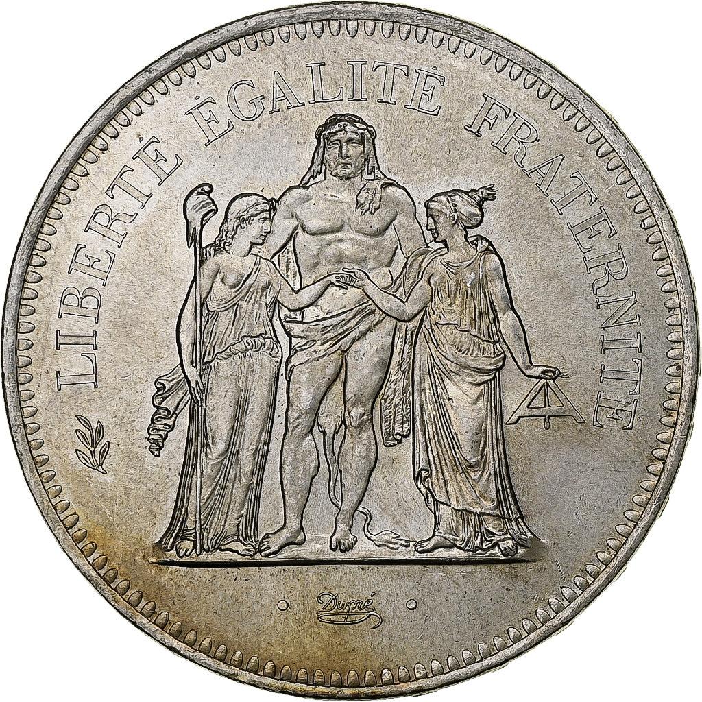 Francia, 50 Francs, Hercule, 1976, Pessac, Plata, EBC, Gadoury:882, KM:941