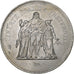 France, 50 Francs, Hercule, 1976, Pessac, Argent, SUP+, Gadoury:882, KM:941