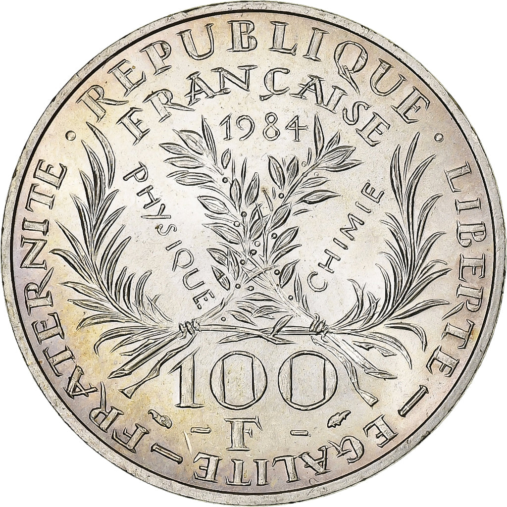 France, 100 Francs, Marie Curie, 1984, Pessac, Argent, SUP, Gadoury:899, KM:955