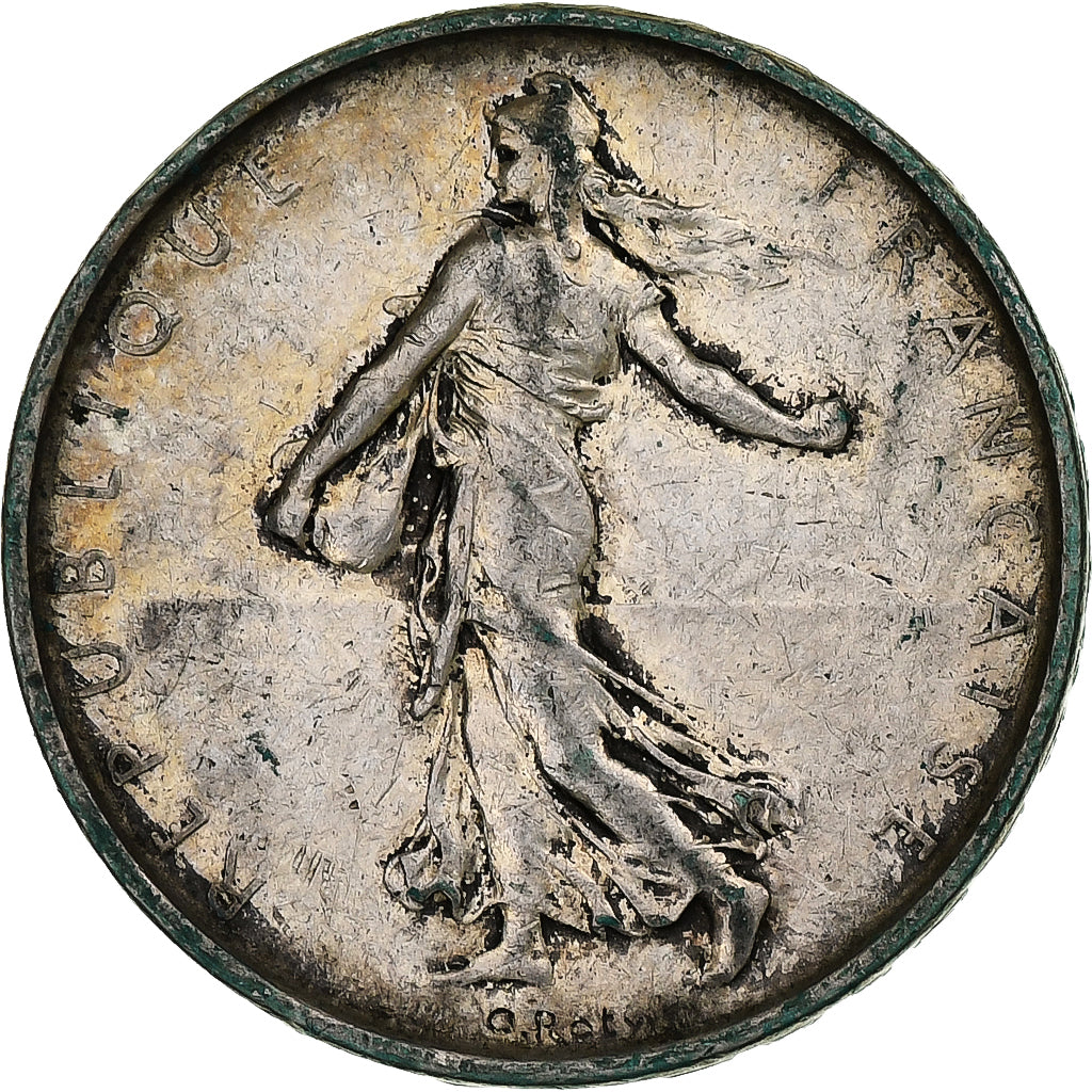 Frankrijk, 5 Francs, Semeuse, 1962, Paris, Zilver, FR, Gadoury:770, KM:926