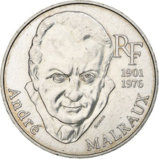 France, 100 Francs, André Malraux, 1997, Pessac, Silver, AU(50-53)