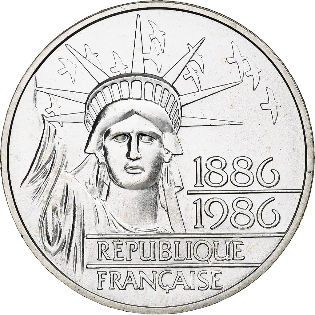 Frankrijk, 100 Francs, Centenaire de la Statue de la Liberté, 1986, Pessac