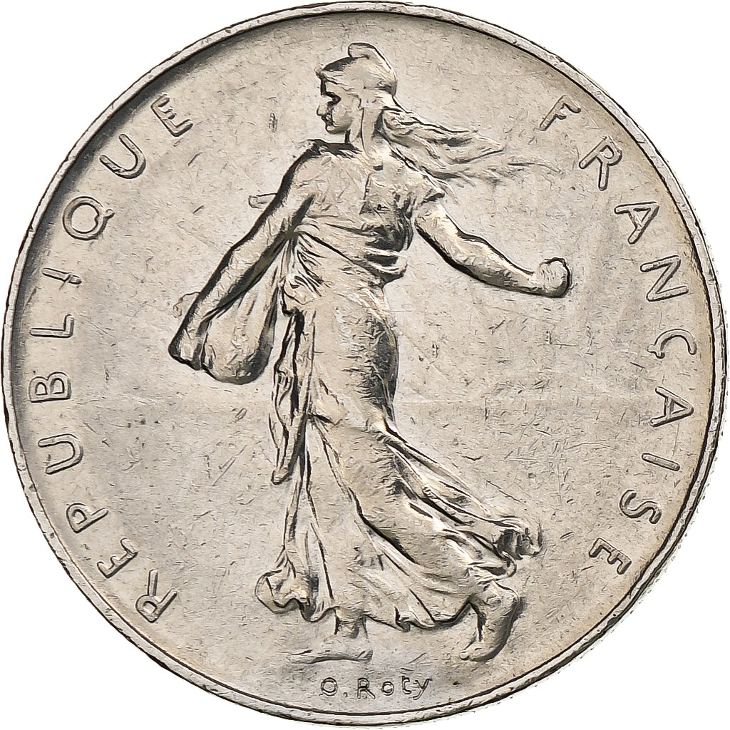 Francia, Franc, Semeuse, 1984, Pessac, Nichel, BB+, Gadoury:474, KM:925.1