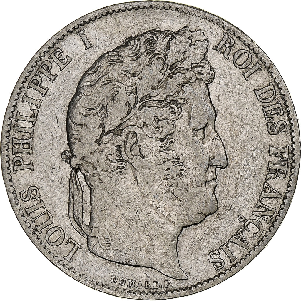 Frankreich, Louis-Philippe, 5 Francs, 1846, Strasbourg, Silber, S+, Gadoury:678a
