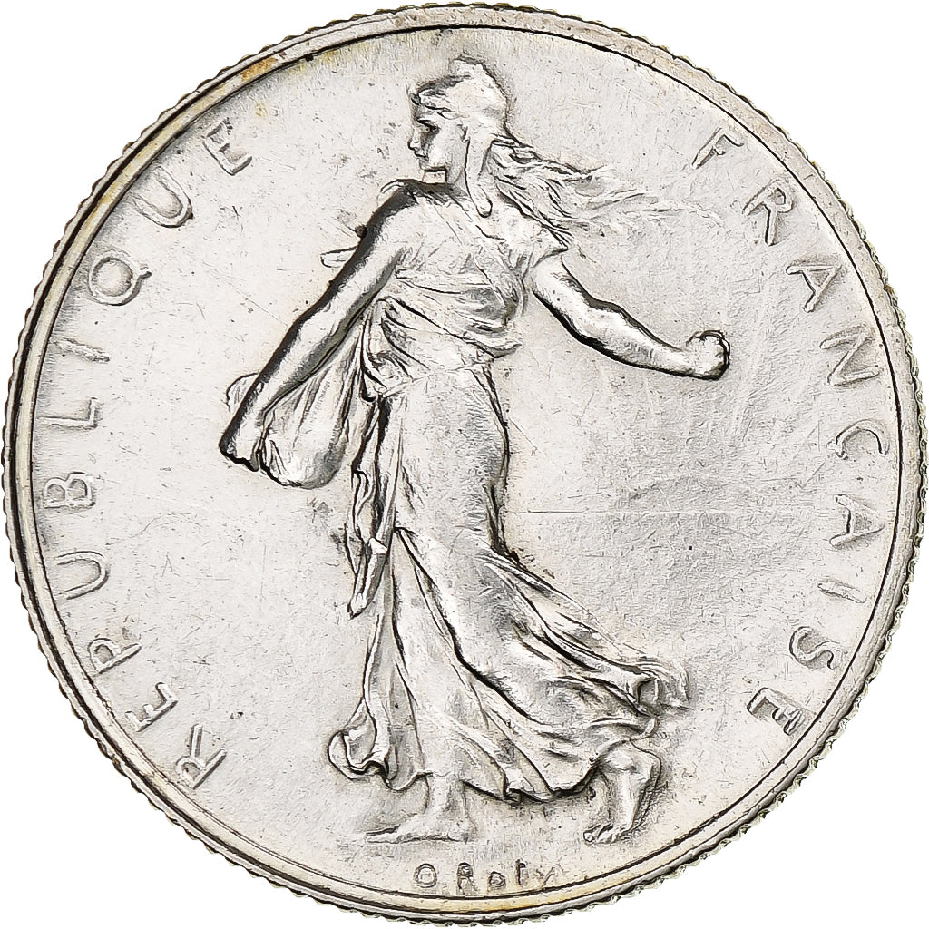 France, 2 Francs, Semeuse, 1916, Paris, Argent, SUP+, Gadoury:532