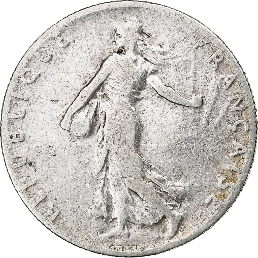 Francia, 50 Centimes, Semeuse, 1905, Paris, Argento, MB+, Gadoury:420