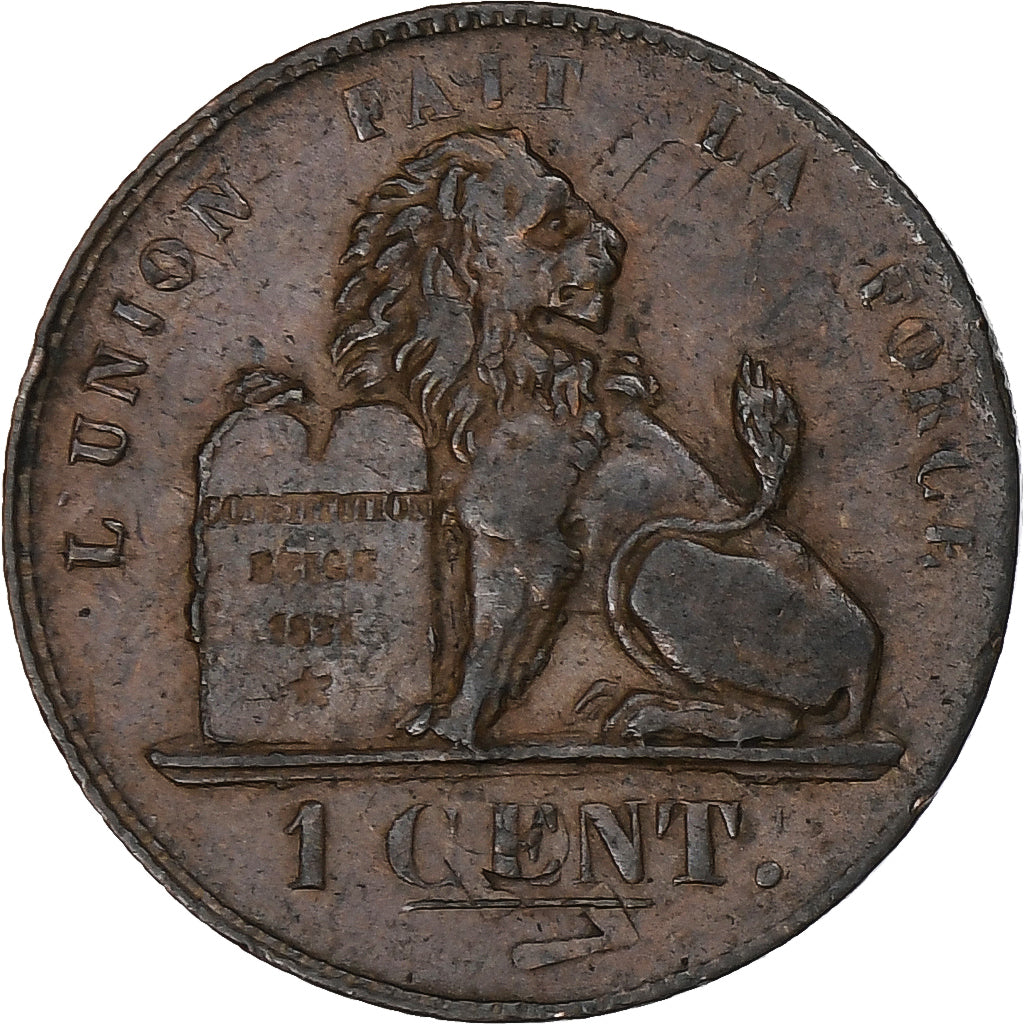 Belgium, Leopold I, Centime, 1835, Brussels, Copper, EF(40-45)