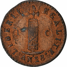 Haiti, Centime, 1831 / AN 28, Copper, VF(20-25), KM:A21