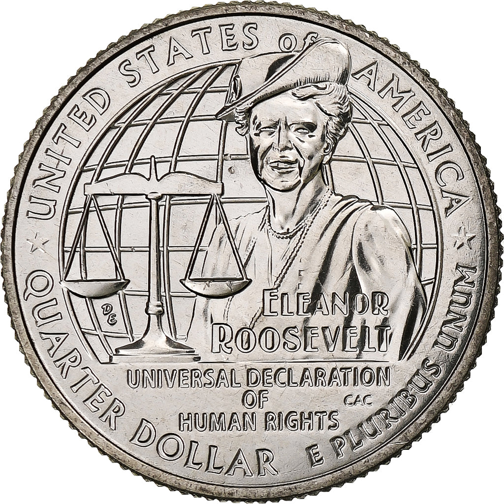 United States, quarter dollar, Washington Quarter, Eleanor Roosevelt, 2023